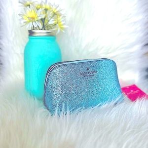 NWT Kate Spade Tinsel Cosmetic Case